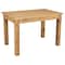 Flash Furniture Rectangle 30 in W, 46 in L, 30 in H, Pine Wood, Pinus Glabra, Light Natural XA-F-46X30-LN-GG - alternate 6